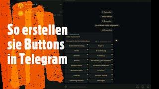 URL Buttons in Telegram erstellen Tutorial Deutsch