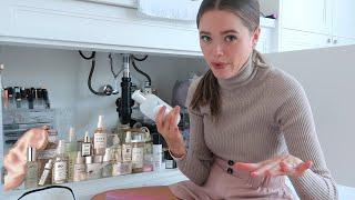 Bathroom Clean Out | Getting Rid Of HALF My Products