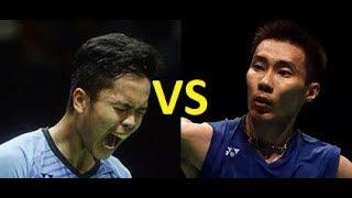 LEE CHONG WEI VS ANTHONY SINISUKA GINTING - HIGHLIGHTS