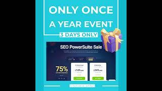 SEO Software Just for 3 days - a discount festival up to 82% lifetime