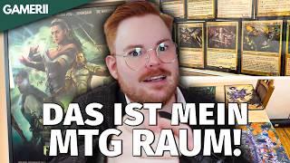 Wie sieht ein Magic: The Gathering Raum / Studio aus? | MTG Collection Roomtour & Setup | GameRii