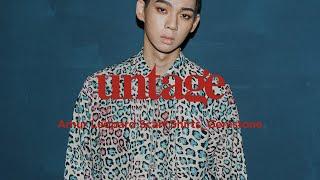 언티지 아무르 레오파드 스카프 리본 셔츠 / UNTAGE AMUR LEOPARD SCARF RIBBON SHIRTS