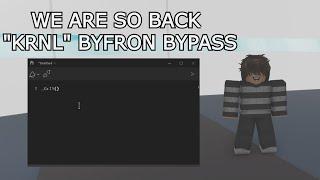 "KRNL" BYFRON BYPASS (Cheat Engine)