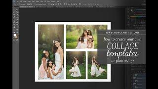 How to Create a Collage Template and Use Clipping Masks in Photoshop