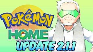 NEW Pokemon HOME Update Patch 2.1.1