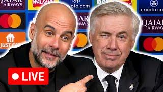  LIVE | Pep Guardiola and Carlo Ancelotti post-match press conference | Man City 2-3 Real Madrid