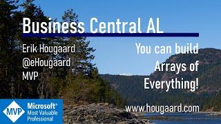 You can build Arrays of everything in AL and Business Central