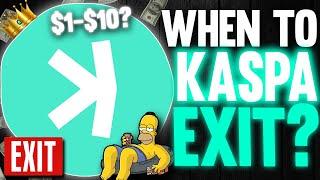 Kaspa Price Predictions And Exit Plan!