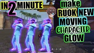 Make RUOK FF New Moving Character Glow | How to Make Moving Character Glow Like Ruok ff | STR Editz