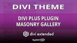 Divi Theme Divi Plus Plugin Masonry Gallery 