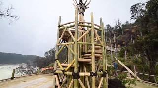 Skywalk Cantigi Kawah Putih Under Construction