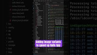 Adding Image Variants to speed up Rails app #webdevelopment