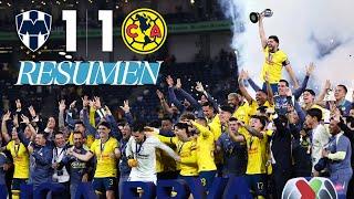 MONTERREY 1-1 AMÉRICA Final Vuelta | América TRICAMPEÓN de la Liga BBVA MX