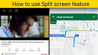 How to use Split screen feature in TS7 android stereo