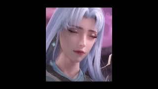 apotheosis  luo zheng and ️ice queen  kiss scene [voice of kavi] #donghua #anime #apotheosis