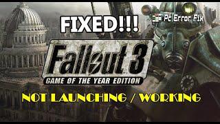 Fix Fallout 3 Not Launching / Working on Windows 11 & 10 | Working Tutorial | PC Error Fix