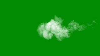 HD green screen smoke effect // Puff Smoke Green screen video