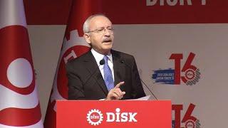 CHP Genel Başkanı Kemal Kılıçdaroğlu ve İBB Başkanı Ekrem İmamoğlu Canlı Yayın,DİSK Genel Kurulu'nda