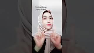 Jilbab Tegak cuman pake ini. Di rumah pasti ada.