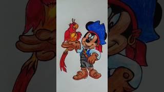 Mickey Mouse Drawing Tutorial / Artist piers #art #drawing #artwork