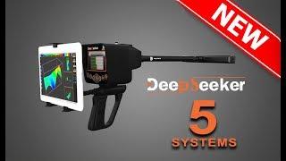 best metal detector for gold and treasure detection - Deep seeker device  5 systems