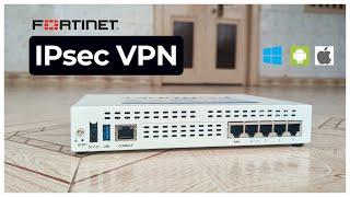 How to Configure IPsec Remote Access VPN in FortiGate Firewall