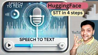 How to transcribe Speech to Text using Whisper OpenAI HuggingFace in 10 lines of Coding