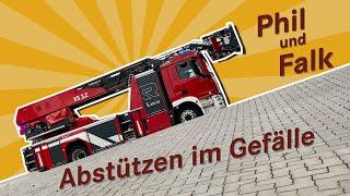 Rosenbauer Drehleitern: Frag Phil und Falk – Abstützen im Gefälle