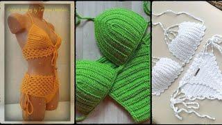 Crochet bikini shorts|Crochet bikini set