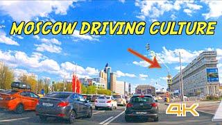 DRIVING IN RUSSIA MOSCOW CITY 4K 2021 | вождение однажды в россии @Moscow