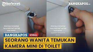 Viral Wanita Temukan Kamera Mini Tersembunyi di Kamar Mandi, Netizen Geram