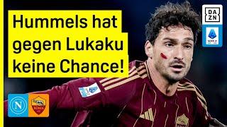 Lukaku schneller als Joker Hummels! Ranieris Roma-Debüt misslingt: Neapel - AS Rom | Serie A | DAZN