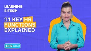 11 Key HR Functions Explained