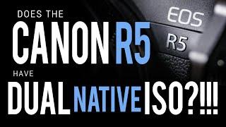 DOES THE CANON R5 HAVE DUAL NATIVE ISO?!!!