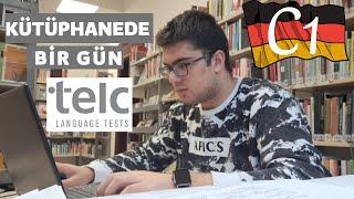 TELC C1 SINAVINA NASIL ÇALIŞIYORUM? Almanya'da Kütüphane de Bir Günüm Nasıl Geçiyor?