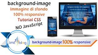 background-image. Immagine di sfondo 100% responsive - Tutorial CSS