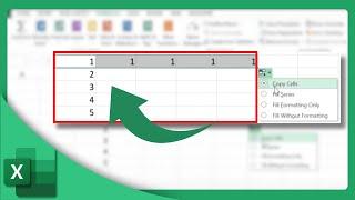 How to Solve Drag to Fill Not Working | Microsoft Excel For Beginners