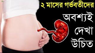 গর্ভাবস্থার ২য় মাস | ২মাসের গর্ভাবস্থার লক্ষণ, করনীয়, যত্ন | গর্ভবতীরা ২য় মাসে কি করবেন কি করবেন না?