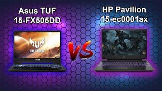 Asus TUF Gaming FX505DD VS HP Pavilion Gaming 15 - ec0001AX