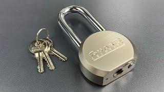[786] Guard Security Round Body Padlock Picked (Model 365LS)