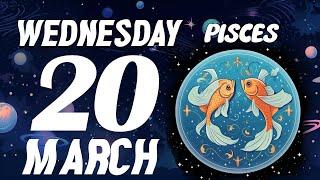 YOU'RE GOING TO FALL OFF YOUR CHAIR WITH THIS 🪑 PISCES  HOROSCOPE FOR TODAY MARCH 20, 2024