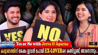 Yes Or No Game Show | Jeeva Joseph & Aparna Thomas | One More Marriage | Parvathy | Milestone Makers