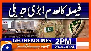 Lt Gen Asim Malik appointed new ISI chief | Geo News 2 PM Headlines | 23 September 2024