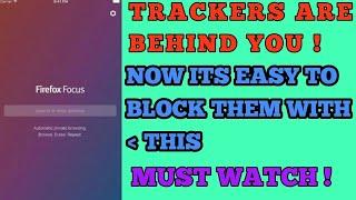 BLOCK TRACKERS WITH THIS APP ..!