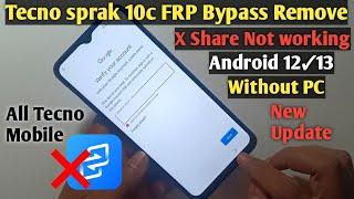 Tecno spark 10c frp bypassSpark 10c Frp bypass no xshareAll Tecno Frp bypass Android 12 Without Pc