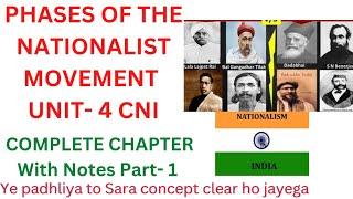 Colonialism and Nationalism - Unit - 4 - Phases of Nationalist movement - DU/SOL| B.A pol. sci. hons