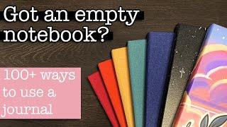 100+ ways to use an empty book  What to do with a blank journal