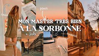 COMMENT J'AI EU MON MASTER MENTION TRÈS BIEN À LA SORBONNE (avec un job) ‍