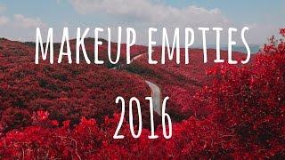 A Year's Worth of Makeup Empties | 2016