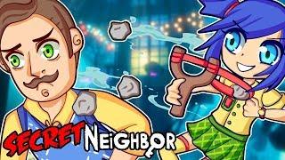Don't fall for his tricks in Secret Neighbor! (Funny Moments)